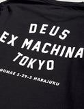 Deus Ex Machina Long Sleeve Tokyo T-shirt - Black