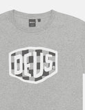 Deus Ex Machina Moto-Schild T-Shirt - Grau Marle