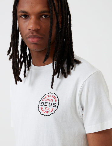 Deus Ex Machina Tokyo Adresse T-Shirt (Stickerei) - AltweiĆ