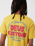 Deus Ex Machina Simpli-Stadt-T-Shirt - Super Lemon