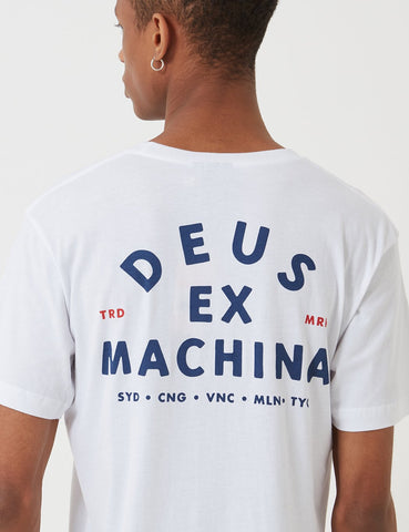 Deus Ex Machina Whirled T-Shirt - Weiß