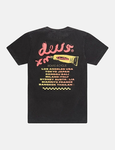 Deus Ex Machina Paste T-Shirt - Schwarz