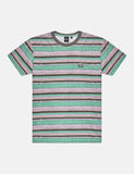 Deus Ex Machina Sonnenaufgang T-Shirt (Stripe) - Phantom Combo