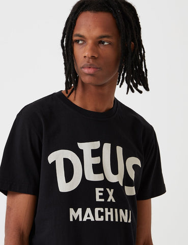 Deus Ex Machina Curvy T-Shirt - Schwarz