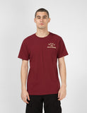 Deus Ex Machina Camperdown Taschen-T-Shirt - Sangria Red