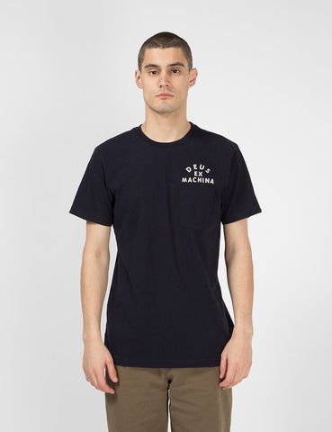 Deus Ex Machina Canggu Taschen-T-Shirt - Mitternachtsblau