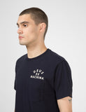 Deus Ex Machina Canggu Taschen-T-Shirt - Mitternachtsblau