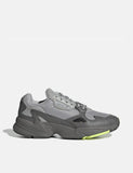 adidas Falcon Schuhe (EE5115) - Grau Vier / Grau Zwei / High-Res Gelb