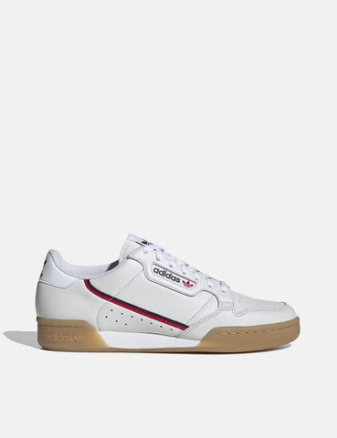 adidas Continental 80 (EE5393) - Weiß / Collegiate Navy / Scarlet