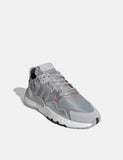 adidas Nite Jogger Schuhe (EE5851) - Silber Metallic / Licht Fest Grau / Schwarz-Core