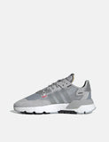 adidas Nite Jogger Schuhe (EE5851) - Silber Metallic / Licht Fest Grau / Schwarz-Core