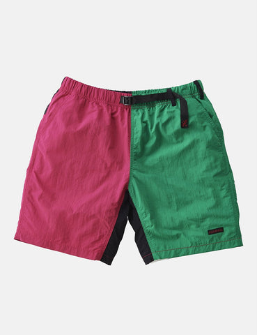 Gramicci Shell Stopfbarer Shorts - Himbeere / Kelly Green