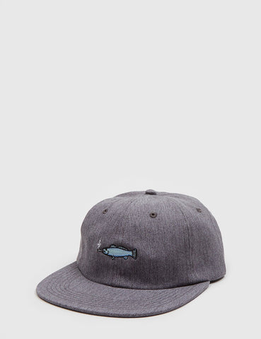 Gut Worth Fisch 6-Panel Cap - Grau