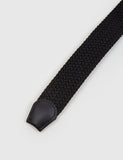 Hone Woven Plait Belt - Schwarz