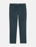 Carhartt-WIP Sid Pant Chino (Slim) - Ente Blau