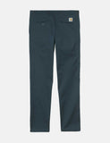 Carhartt-WIP Sid Pant Chino (Slim) - Ente Blau