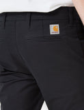 Carhartt-WIP Sid Pant Chino (Slim) - Schwarz