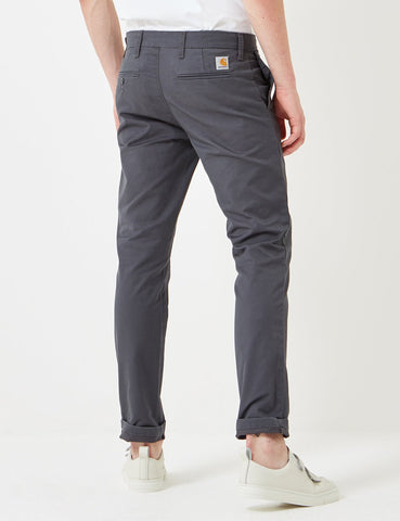 Carhartt-WIP Sid Pant Chino (Slim) - Schmied Grau