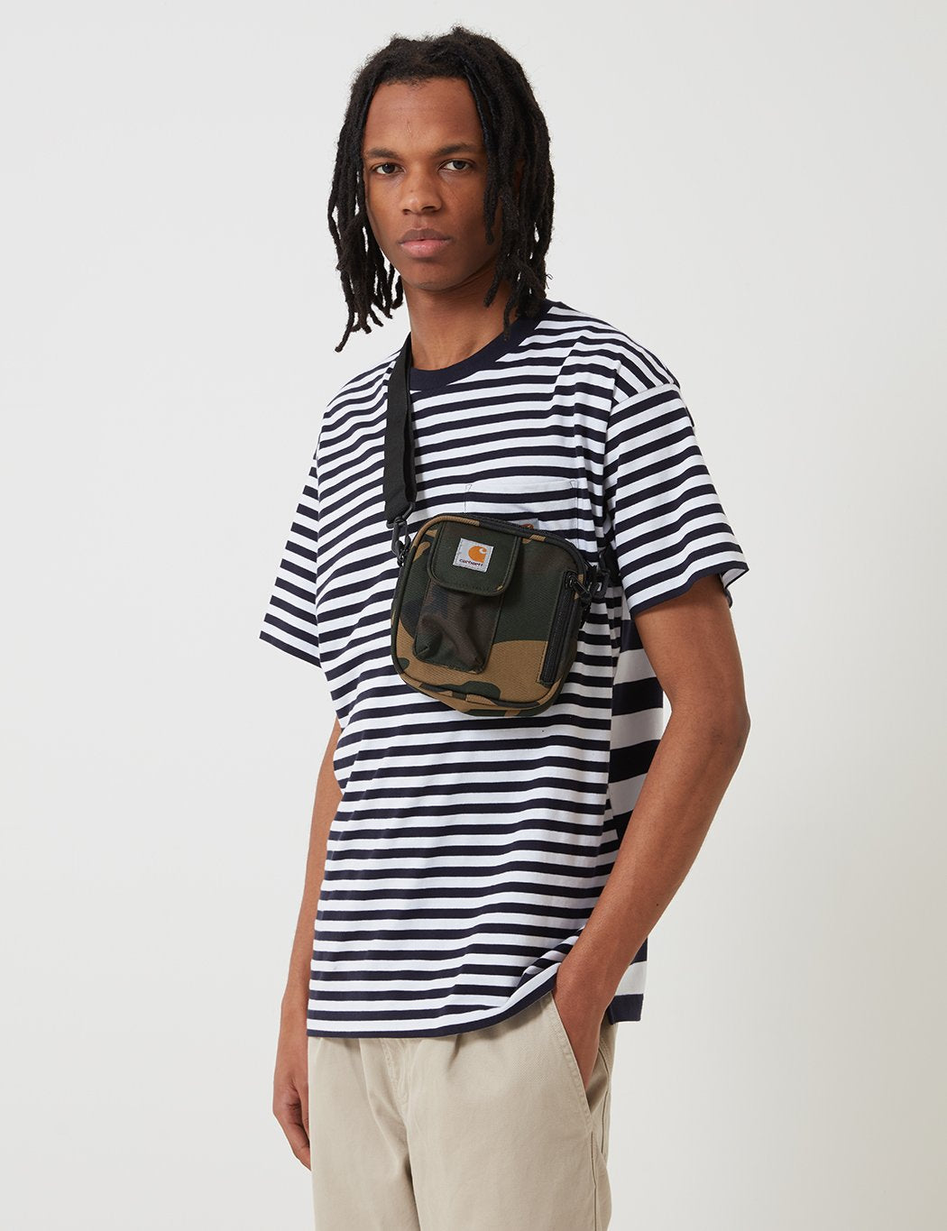 Carhartt-WIP Watts Essentials-Bag (Small) - Camo Laurel Grün