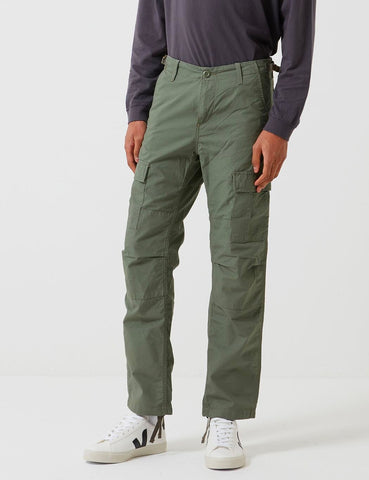 Carhartt-WIP Aviation Cargo Pant (Ripstop) - Dollar Grün Rinsed