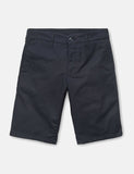 Carhartt-WIP Sid Short (Stretch Twill) - Dark Navy Rinsed