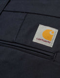 Carhartt-WIP Sid Short (Stretch Twill) - Dark Navy Rinsed