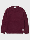 Carhartt-WIP Anglistik Wolle Sweatshirt - Mulberry Heather