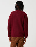 Carhartt-WIP Anglistik Wolle Sweatshirt - Mulberry Heather