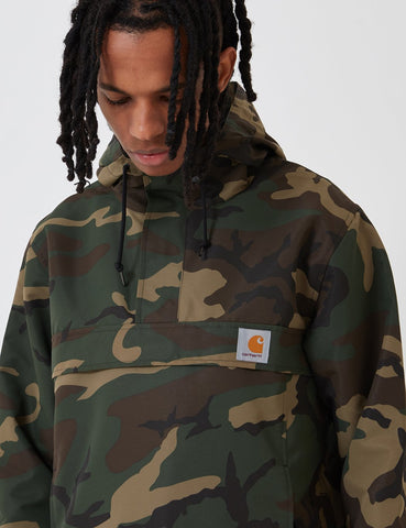 Carhartt-WIP Nimbus Half-Zip Jacke (Un Besetzte) - Camo Laurel Grün