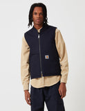 Carhartt-WIP Vest (Dearborn Organic Canvas) - Dark Navy Blau