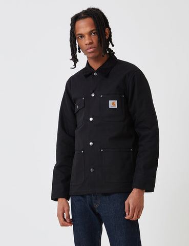 Carhartt Michigan Chore Jacke (Decke gefüttert) - Schwarz