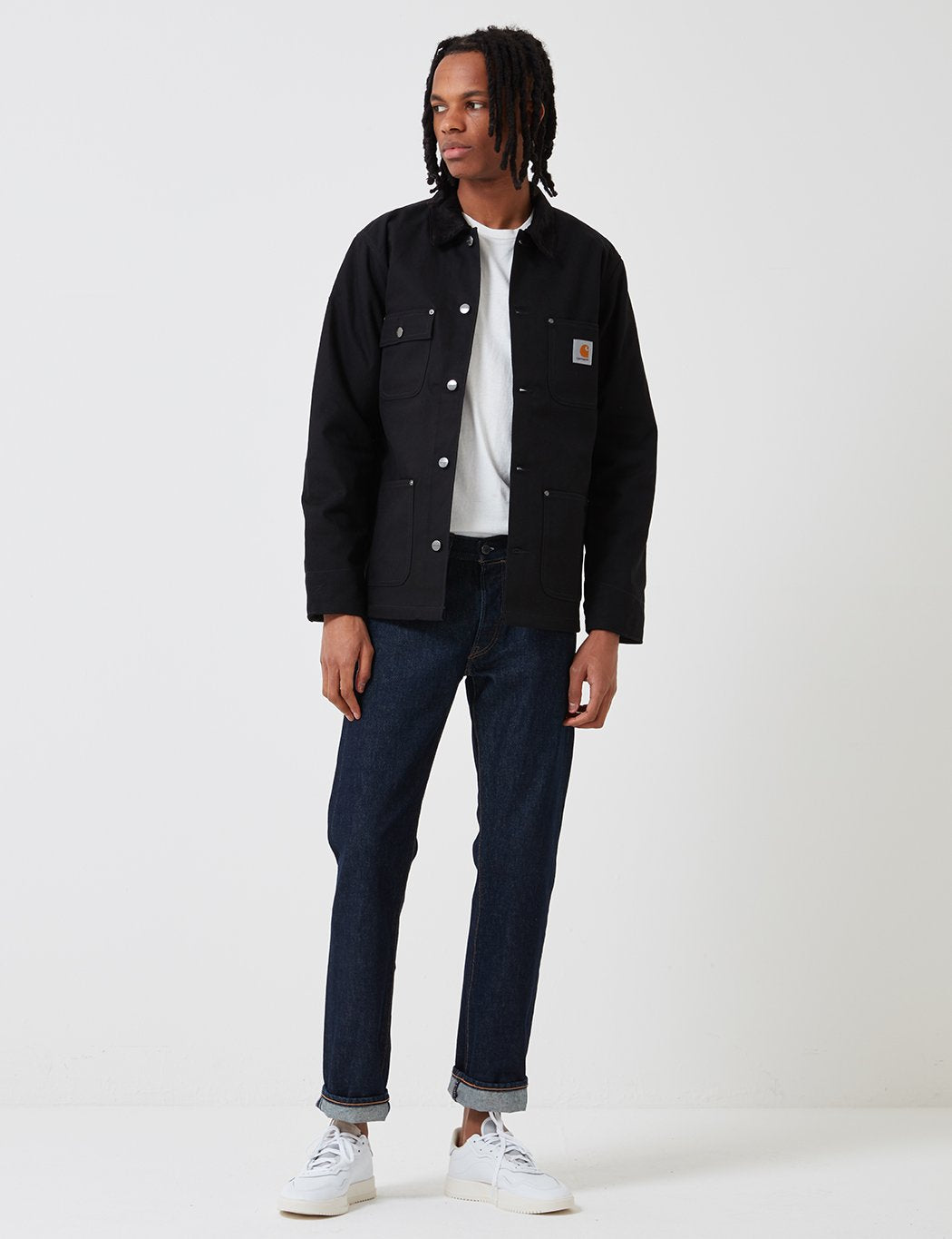 Carhartt Michigan Chore Jacke (Decke gefüttert) - Schwarz