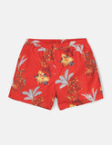 Carhartt-WIP Drift Badeshorts - Hawaii-Blumendruck / Red