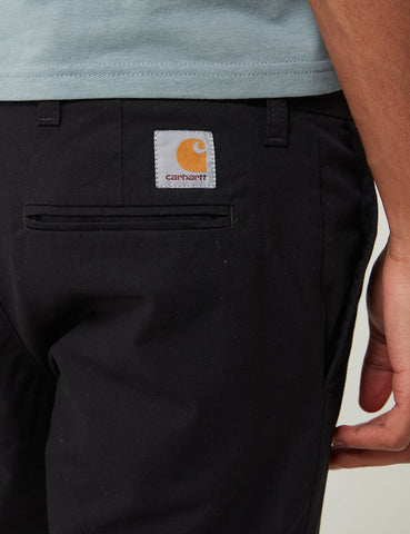 Carhartt-WIP Sid Pant Chino (Stretch Popeline) - Schwarz