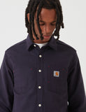 Carhartt-WIP Tony Shirt - Dark Navy Blau Rigid