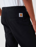 Carhartt-WIP Marshall Jogger Pant (Ripstop) - Schwarz Rinsed