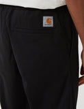 Carhartt-WIP Madison Jogger Cuffed Hose - Schwarz