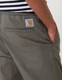 Carhartt-WIP Madison Jogger Cuffed Pants - Moor Grün