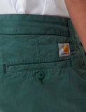 Carhartt-WIP John Shorts - Treehouse Grün