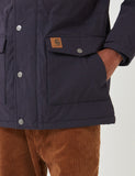 Carhartt-WIP Trapper Parka - Dark Navy Blau / Schwarz