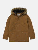 Carhartt-WIP Trapper Parka - Hamilton Braun / Schwarz