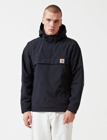 Carhartt-WIP Nimbus Half-Zip Jacke (mit Fleece-Futter) - Dark Navy Blau