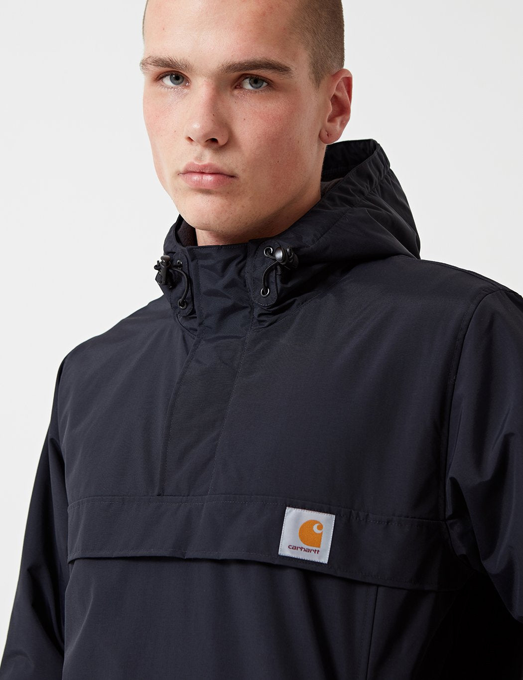 Carhartt-WIP Nimbus Half-Zip Jacke (mit Fleece-Futter) - Dark Navy Blau