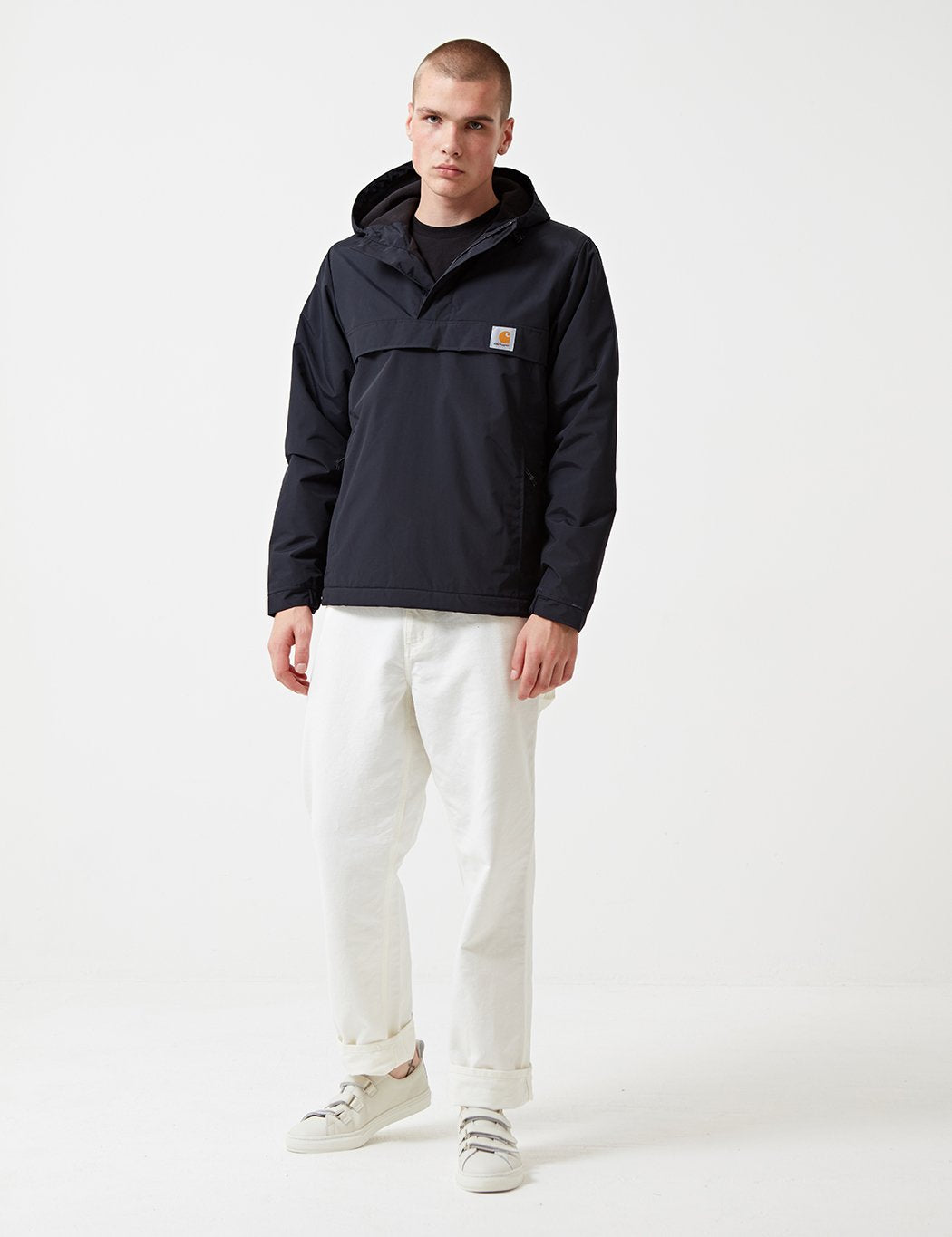 Carhartt-WIP Nimbus Half-Zip Jacke (mit Fleece-Futter) - Dark Navy Blau