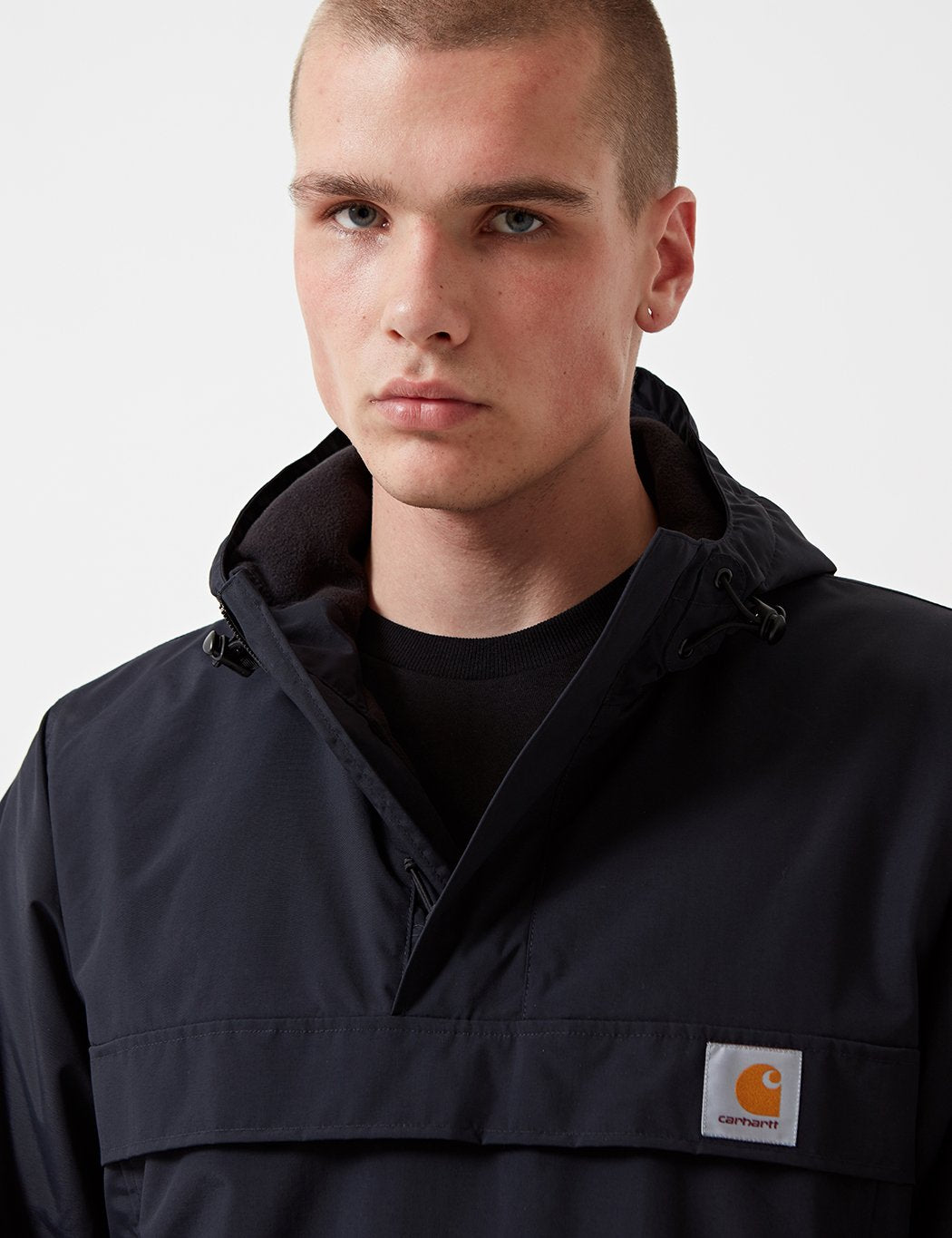 Carhartt-WIP Nimbus Half-Zip Jacke (mit Fleece-Futter) - Dark Navy Blau