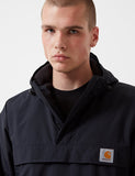 Carhartt-WIP Nimbus Half-Zip Jacke (mit Fleece-Futter) - Dark Navy Blau