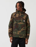 Carhartt-WIP Nimbus Half-Zip Jacke (mit Fleece-Futter) - Camo Laurel Grün