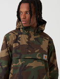 Carhartt-WIP Nimbus Half-Zip Jacke (mit Fleece-Futter) - Camo Laurel Grün