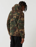 Carhartt-WIP Nimbus Half-Zip Jacke (mit Fleece-Futter) - Camo Laurel Grün