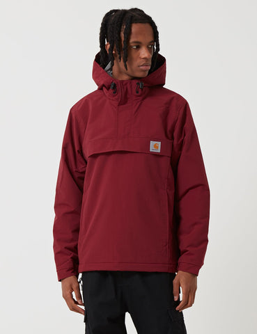 Carhartt-WIP Nimbus Half-Zip Jacke (mit Fleece-Futter) - Mulberry